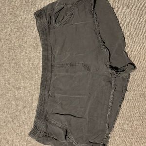 Grey athletic shorts